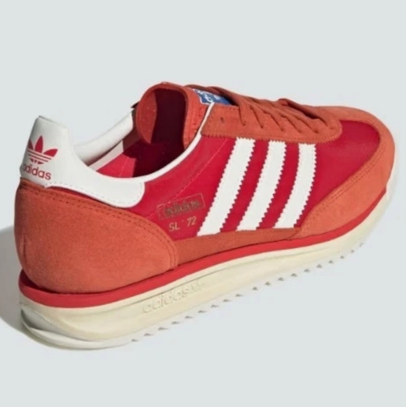 Adidas SL 72 Women's sz 9.5 in Preloved Red/Core White/Pure Ruby Colorway - Picture 3 of 13